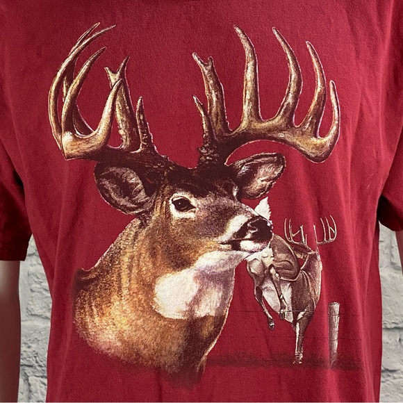 Vintage 1990s Artisans Deer Tee - Picture 2 of 5
